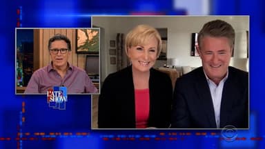 Joe Scarborough, Mika Brzezinski, Bebe Rexha still