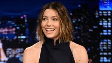 Jessica Biel, Simon Pegg, Isabela Merced, sombr still