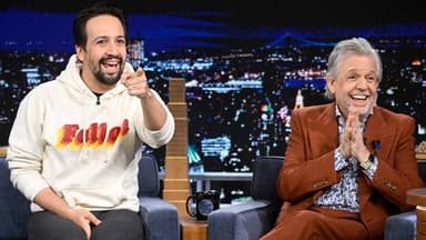 Luis and Lin-Manuel Miranda, Josh Charles, Fontaines D.C. still
