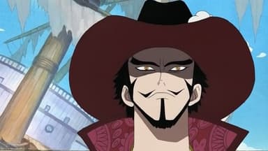 Hawk-Eye Mihawk! The Great Swordsman Zoro Falls At Sea! still
