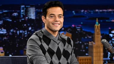 Rami Malek, Rachel Sennott, Julius Randle, Nick Murphy still