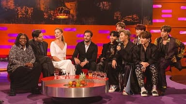 Whoopi Goldberg, Jamie Dornan, Rosamund Pike, Harry Connick Jr, BTS still