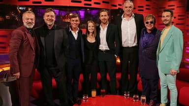 Russell Crowe, Ryan Gosling, Jodie Foster, Greg Davies, Tom Daley, Sir Elton John still