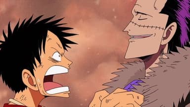 Merciless Mortal Combat! Luffy vs. Crocodile! still
