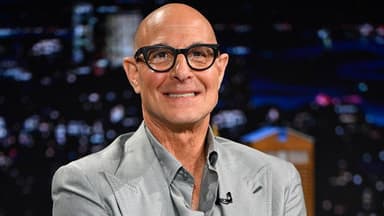 Stanley Tucci, Brenda Song, Diljit Dosanjh still