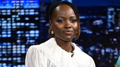 Lupita Nyong'o, J Balvin, J Balvin & Gilberto Santa Rosa still
