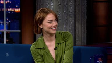 Emma Stone, Alex Wagner still