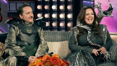 Melissa McCarthy, Ben Falcone, Josh Rivera, KATSEYE still