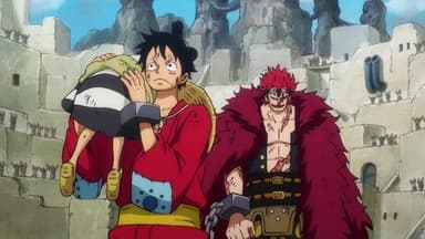 Rampage! The Prisoners – Luffy and Kid! still