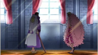 The Admiral's Decision! Fujitora vs. Doflamingo! still
