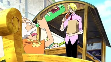 Sanji's Shock! Mysterious Old Man and His Super Yummy Cooking! still