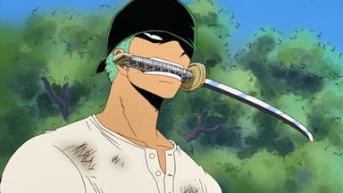 Zoro Bares His Fangs! A Savage Animal Stands in the Way! still