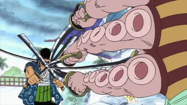 Luffy Submerged! Zoro vs. Hatchan the Octopus! still