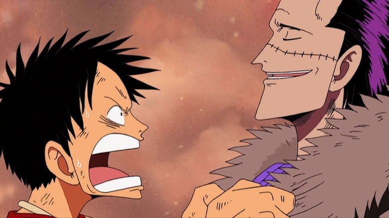 Merciless Mortal Combat! Luffy vs. Crocodile! still